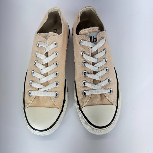 Converse All Star Men 6 Women Sze 8 Low Top 130120F Lace Up Canvas Unisex Peach - Picture 3 of 10